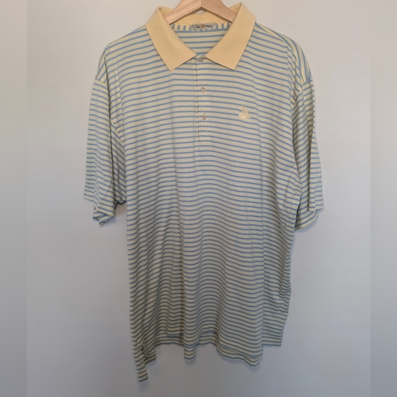 Peter Millar Mens Polo Extra Large Quail Hollow Country Club Golf Performance - Picture 1 of 9